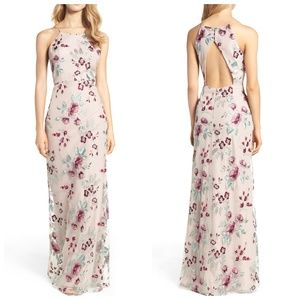 Jenny Yoo Claire Floral Embroidered Dress